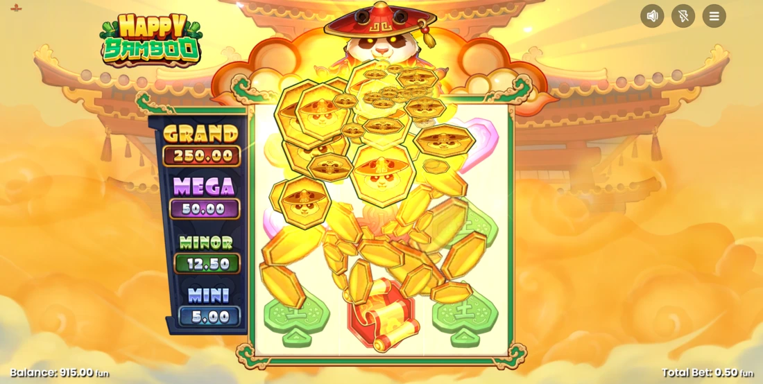 Happy Bamboo Hold and Respin Activation